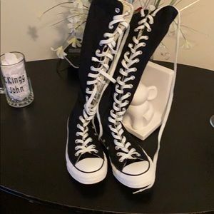 Converse knee high tennis